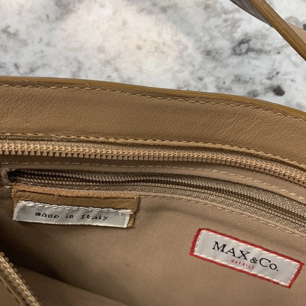 MAX&Co leather tan purse/shoulder bag - Picture 3 of 7